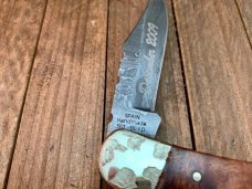 Hen and Rooster Combs Custom 4” Lockback Damascus Blade File Work Exotic Hardwood Handles Hen and Rooster Combs Custom 4” Lockback Damascus Blade File Work Exotic Hardwood Handles