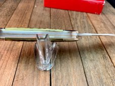 Robeson Shuredge, by Queen, Rail Splitter Antique Green Bone 1 of 200 Robeson Shuredge, by Queen, Rail Splitter Antique Green Bone 1 of 200