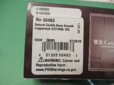 Case XX 2020 Giraffe Bone Copperlock Pattern # EX1549L Case XX 2020 Giraffe Bone Copperlock Pattern # EX1549L