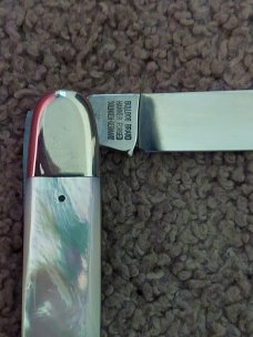 1998 Bulldog Brand Anglo Saxon Whittler with MOP handles Near Mint in Box 1998 Bulldog Brand Anglo Saxon Whittler with MOP handles Near Mint in Box