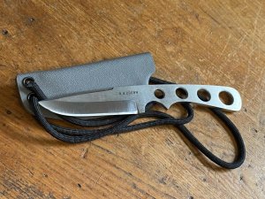  custom handmade knife and sheath Made in USA