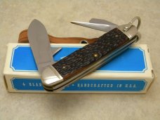 Western USA S-901-S Delrin Camp Scout Utility Knife & Leather Strap c.1978 - NIB 