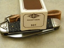 Western USA 901 Delrin Camp Scout Utility Knife & Leather Strap c.1978 - NIB Western USA 901 Delrin Camp Scout Utility Knife & Leather Strap c.1978 - NIB