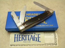 Schrade+ NY USA Heritage 8801 Smooth Bone Stockman Knife in Box Schrade+ NY USA Heritage 8801 Smooth Bone Stockman Knife in Box