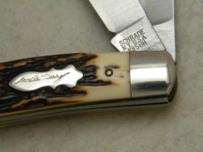 Schrade + USA 885UH Uncle Henry Staglon King Ranch Stockman Knife in Box