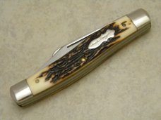 Schrade + USA 885UH Uncle Henry Staglon King Ranch Stockman Knife in Box