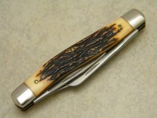 Schrade + USA 885UH Uncle Henry Staglon King Ranch Stockman Knife in Box