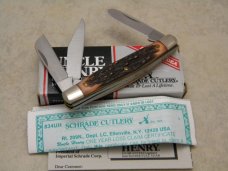 Schrade + USA 834UH Uncle Henry Staglon Trailmaster Stockman Knife - NIB Schrade + USA 834UH Uncle Henry Staglon Trailmaster Stockman Knife - NIB