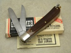 Schrade USA 96OT Delrin Bearhead Trapper Knife with Pick & Tweezers NIB