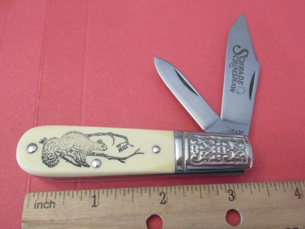 Schrade Scrimshaw Barlow Pattern # SC506 Schrade Scrimshaw Barlow Pattern # SC506