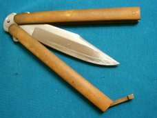 FROST CUTLERY JAPAN BRASS BALISONG BUTTERFLY POCKET KNIFE FLIPPER FLYING FALCON FROST CUTLERY JAPAN BRASS BALISONG BUTTERFLY POCKET KNIFE FLIPPER FLYING FALCON