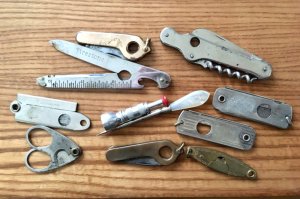 11 pc Lot of Old Small Cigar Cutters & Punches