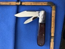 SUPER CLEAN Belknap Bluegrass Barlow knife w/ Blades like mirrors SUPER CLEAN Belknap Bluegrass Barlow knife w/ Blades like mirrors