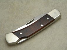 Schrade + USA LB5 Wood Uncle Henry Smokey Folding Lockback Knife & Pouch in Box Schrade + USA LB5 Wood Uncle Henry Smokey Folding Lockback Knife & Pouch in Box