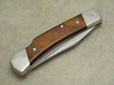Schrade + USA LB5 Wood Uncle Henry Smokey Folding Lockback Knife & Pouch in Box Schrade + USA LB5 Wood Uncle Henry Smokey Folding Lockback Knife & Pouch in Box