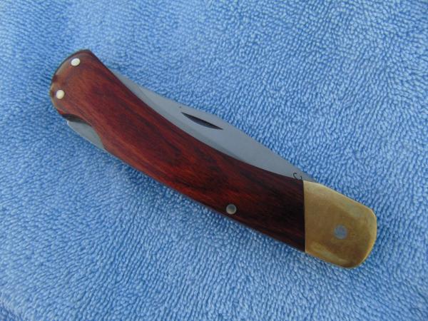 Bear & Son / BEAR MGC USA MADE Lock Back Folding Pocket Knife EDC Wood scales. MADE IN THE USA!!! Bear & Son / BEAR MGC USA MADE Lock Back Folding Pocket Knife EDC Wood scales. MADE IN THE USA!!!