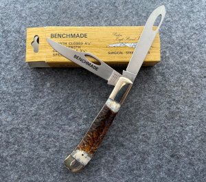 PARKER CUT CO. Eagle Brand BENCHMADE TRAPPER knife