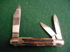 Kissing Crane 1442 Robt Klass Stag Split Spring Whittler MINT Kissing Crane 1442 Robt Klass Stag Split Spring Whittler MINT