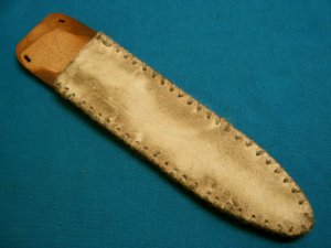 CHANEY CUSTOM LEATHER FIXED BLADE DAGGER KNIFE SHEATH POUCH