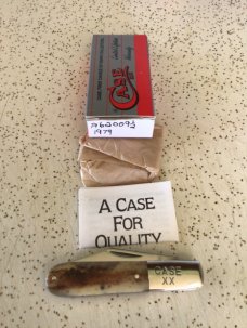 VINTAGE CASE XX 1979 A620091/2 APPALOOSA BARLOW POCKET KNIFE / “ BEAUTIFUL “