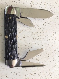 VINTAGE CASE XX 1940-64 6445R ROUGH BLACK UTILITY/SCOUT KNIFE/ “SWEET PIECE “ VINTAGE CASE XX 1940-64 6445R ROUGH BLACK UTILITY/SCOUT KNIFE/ “SWEET PIECE “