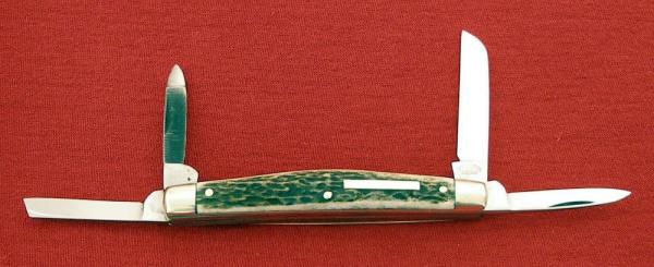 VOSS CUT CO Germany 574 Solingen CONGRESS 4 Blade w/File Prime Stag Knife 1968/1975 Vintage VOSS CUT CO Germany 574 Solingen CONGRESS 4 Blade w/File Prime Stag Knife 1968/1975 Vintage