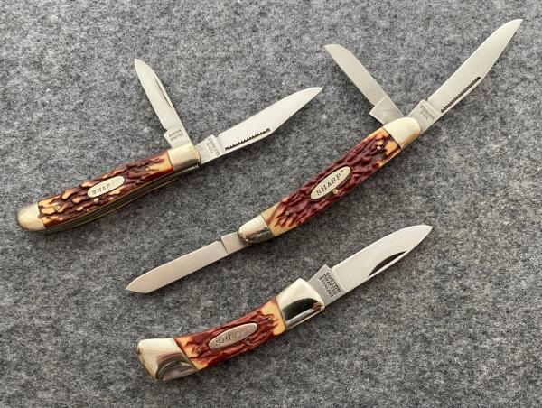 3 SHARP Brand Knives