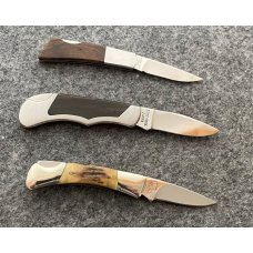 3 Lockback folders. Gerber, Edge Mark, Explorer 3 Lockback folders. Gerber, Edge Mark, Explorer