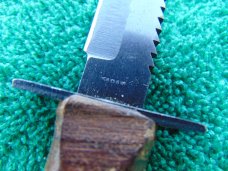 Miniature Ka-Bar style fixed blade "Fighting Knife" with sheath Made in Japan!!! Miniature Ka-Bar style fixed blade "Fighting Knife" with sheath Made in Japan!!!