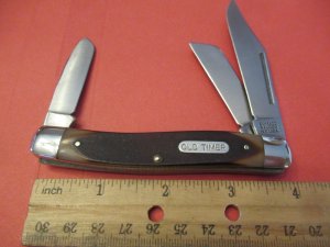 Schrade Walden Old Timer Stockman Pattern # 80T