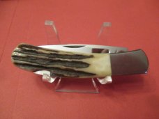 Katz Stag Handle Folding Lock Back  ATS-34