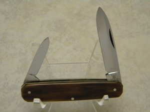Hen and Rooster C Bertram Rostfrei Solingen Germany Pen Knife Pre. 1975