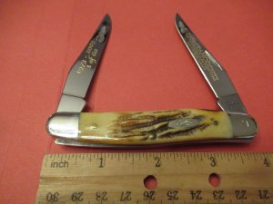Case XX 2003 CCC Bone Stag Muskrat 