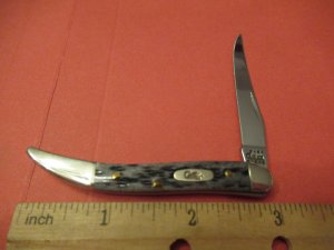 Case XX 2001 Black Bone Tiny Texas Toothpick Pattern # 610096 SS 