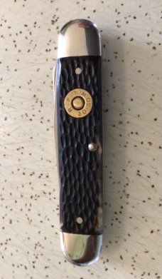 VINTAGE BONE CAMILLUS USA CLASSIC CARTRIDGE CCC-2 30-30 WINCHESTER POCKET KNIFE/“NOS” & BEAUTIFUL VINTAGE BONE CAMILLUS USA CLASSIC CARTRIDGE CCC-2 30-30 WINCHESTER POCKET KNIFE/“NOS” & BEAUTIFUL