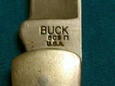 BUCK 505 KNIGHT USA SMALL LOCKBACK HUNTING SKINNING SURVIVAL FOLDING POCKET KNIFE KNIVES
