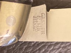 Vintage Carl Schlieper German Eye Premium Quality Hammer Forged Knife With Two Blades Like Nrw