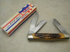 Camillus New York USA Sword Brand #88 Imitation Stag 1976 Lock Blade Stockman Knife in Box Camillus New York USA Sword Brand #88 Imitation Stag 1976 Lock Blade Stockman Knife in Box