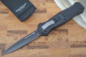Benchmade INFIDEL Dagger OTF Automatic Knife ((3.91" Black) 3300BK