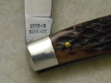 Parker-Frost USA 1978-3 (Schrade USA) Preferred Stock Series Bone Johnny Muskrat Knife in Box Parker-Frost USA 1978-3 (Schrade USA) Preferred Stock Series Bone Johnny Muskrat Knife in Box