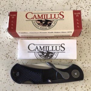 VINTAGE CAMILLUS NY USA LEV-R-LOK ASSISTED POCKET KNIFE/ NOS / SWEET and QUICK 