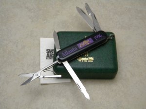 Victorinox Switzerland Stainless Rostfrei Atlanta 1996 Olympic Games Swiss Army Type Knife - NIB