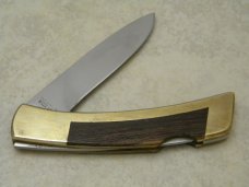 Gerber Portland, OR 97223 USA Wood Classic Folding Lockback Knife c.1970's
