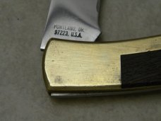 Gerber Portland, OR 97223 USA Wood Classic Folding Lockback Knife c.1970's