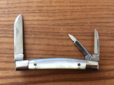 Pair of Vintage Miller Bros Small Congress Whittlers Pearl & Tortoise Shell Pair of Vintage Miller Bros Small Congress Whittlers Pearl & Tortoise Shell