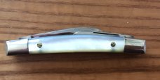 Pair of Vintage Miller Bros Small Congress Whittlers Pearl & Tortoise Shell Pair of Vintage Miller Bros Small Congress Whittlers Pearl & Tortoise Shell