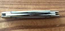 Pair of Vintage Miller Bros Small Congress Whittlers Pearl & Tortoise Shell