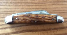 Cattaraugus Cutlery Co Little Valley, NY Swell Center Whittler Bone Handle Cattaraugus Cutlery Co Little Valley, NY Swell Center Whittler Bone Handle