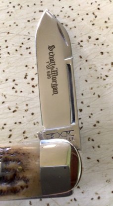 VINTAGE BONE SCHATT & MORGAN 2001 BABY SUNFISH POCKET KNIFE / “BEAUTIFUL PIECE “/ 1 of 600 VINTAGE BONE SCHATT & MORGAN 2001 BABY SUNFISH POCKET KNIFE / “BEAUTIFUL PIECE “/ 1 of 600