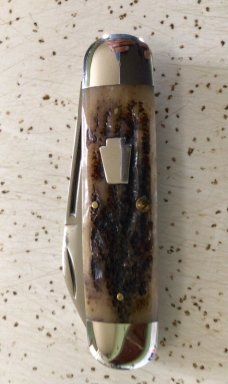 VINTAGE BONE SCHATT & MORGAN 2001 BABY SUNFISH POCKET KNIFE / “BEAUTIFUL PIECE “/ 1 of 600 VINTAGE BONE SCHATT & MORGAN 2001 BABY SUNFISH POCKET KNIFE / “BEAUTIFUL PIECE “/ 1 of 600